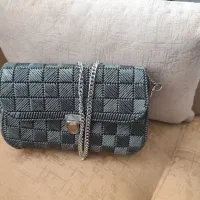 کیف دست باف مکرومه و رافیا