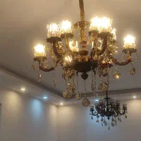 یه جفت لوستر ۱۲ شعله|لوستر و چراغ آویز|تهران, صد دستگاه|دیوار