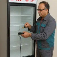 تعمیر شارژگاز یخچال ویترینی ایستاده فریزر سایدکولر|خدمات پیشه و مهارت|تبریز, |دیوار