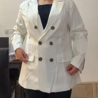 کت سفید زنانه نو