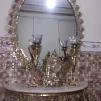 اینه کنسول برنزی برنجی|صنایع دستی و سایر لوازم تزئینی|کرج, اخگرآباد|دیوار