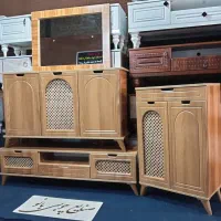 رنگ بلوطی زیبا کنسول میزتلویزیون جاکفشی ۱۴۶۰۰ حراج