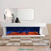 شومینه برقی سه طرفه