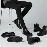 نیم بوت مردانه طرح Bershka -مشکی|کیف، کفش، کمربند|تهران, سلسبیل شمالی|دیوار