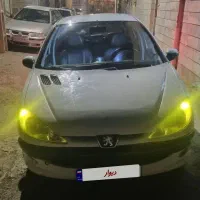 پژو 206 مدل 81 سفید کارخانه|خودرو سواری و وانت|چهارباغ, |دیوار