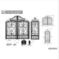 فروش درب  وروردی  ثامن فرفورژه  کد محصولF1018