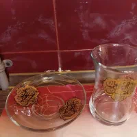 فنجان و نلبکی بلور