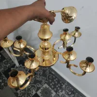 لوستر پنج پر تمام برنجی