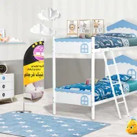 تخت خواب ۲ دو طبقه وکیوم کلبه/تختخواب ۲دوطبقه تشک