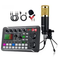 میکروفون کندانسر Bm800 با کارت صدای Tanuki F998