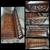 تخت سنتی کریر کالسکه رورویک صندلی لاستیک موتور