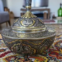 شکلاتخوری قلمزنی ریزه قلم استادکارای اصفهان