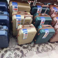 چمدان فایبر هاسونی( چرخ دبل)قفل tsi