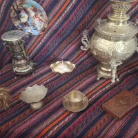 سماور ۶لیتری طرح شیرخورشیدبرنجی|صنایع دستی و سایر لوازم تزئینی|رشت, پل تالشان|دیوار