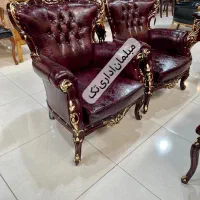 مبلمان کلاسیک اداری میزومبل رنگ درباری|دفتر کار|چهاردانگه (تهران), |دیوار