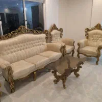 فروش فوری مبل سلطنتی ۹نفره ومیز ناهار خوری ۸ نفره