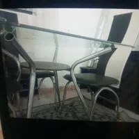 صندلی  ناهار خوری ۴نفره فلزی