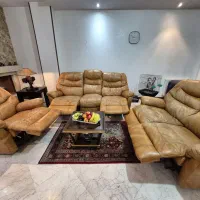 مبل چرم طبیعی ریلکسی وارداتی