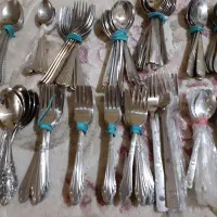 قاشق چایخوری وچنگال میوه خوری