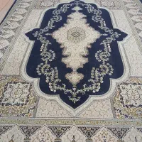 یک جفت فرش ۱۲متری ۷۰۰شانه نخ ابریشم درحدنو