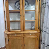 بوفه چوب نراد روسی کاملا نو|بوفه، ویترین، کنسول|رشت, سعدی (تختی)|دیوار