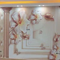 طراحی و اجرا (کاغذ دیواری ) (کفپوش) پوستر سه بُعدی