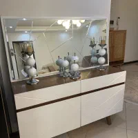ست میز تلوزیون و‌کنسول آینه
