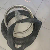 طوقه ۱۷ تریل با تیوب لاستیک پره کامل