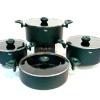 سرویس قابلمه تیارا ۸ پارچه سبز سدری با تخفیف ویژه