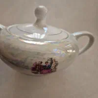 نلبکی قلم ابی قدیمی ژاپنی|ظروف سرو و پذیرایی|کرمان, |دیوار