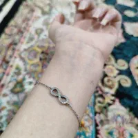 دستبند نقره بی نهایت عیار 925