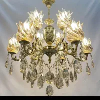 2 عدد لوستر 6شاخه 12 شعله