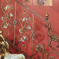 نرده فرفورژه با رنگ کوره