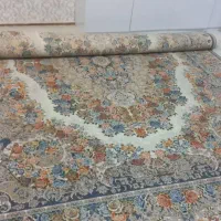 فرش طرح گلدار در حد نو|فرش|رشت, سلیمانداراب|دیوار