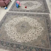 فرش دستباف درجه یک نقش برجسته ۱۵۰۰ شانه