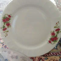 بشقاب گل سرخ|ظروف سرو و پذیرایی|شیراز, پودنک|دیوار