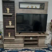 میز تلویزیون چوبی در حد نو