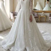 کرایه و فروش لباس عروس مناسب عقد فرمالیته|لباس|لنجان, |دیوار