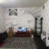 ۲ طبقه ۵۵ متری کف سرامیک کابینت ام دی اف