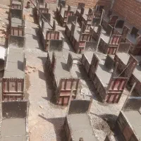 ارماتور بندی اسکلت فلزی الماتور استخر سوله