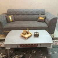 مبل ۷نفره همراه میز|مبلمان خانگی و میز عسلی|مشهد, طبرسی شمالی|دیوار