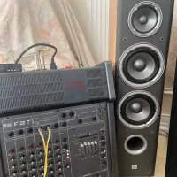 یک جفت باند jbl جیبیال ، یک میکسر fbt|سیستم صوتی خانگی|مشهد, سجاد شهر|دیوار