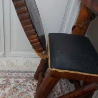 میز ناهار خوری چوبی ۴ نفره(همراه با بازی تخته نر)|میز و صندلی غذاخوری|تهران, تسلیحات|دیوار