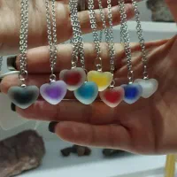 گردنبند قلب یخی