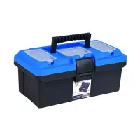 گمشده جعبه ابزار آبی رنگ