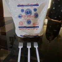 چنگال یکبار مصرف بسته ۱۰۰۰ تایی|ظروف نگهدارنده، پلاستیکی، یکبارمصرف|تهران, دانشگاه شریف|دیوار