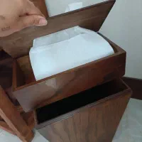 سطل و جا دستمال چوبی|صنایع دستی و سایر لوازم تزئینی|تهران, گرگان|دیوار
