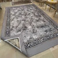 فرش نیمه کاره ابریشم قالیچه یا زرنیم