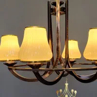 لوستر مدل عصایی لهستانی/ظرافت مدرن در قاب نور