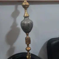 قلیون برنجی و قدیمی قلم کار استاد نادر حاج اوغلی|کلکسیون اشیاء عتیقه|تهران, دانشگاه شریف|دیوار